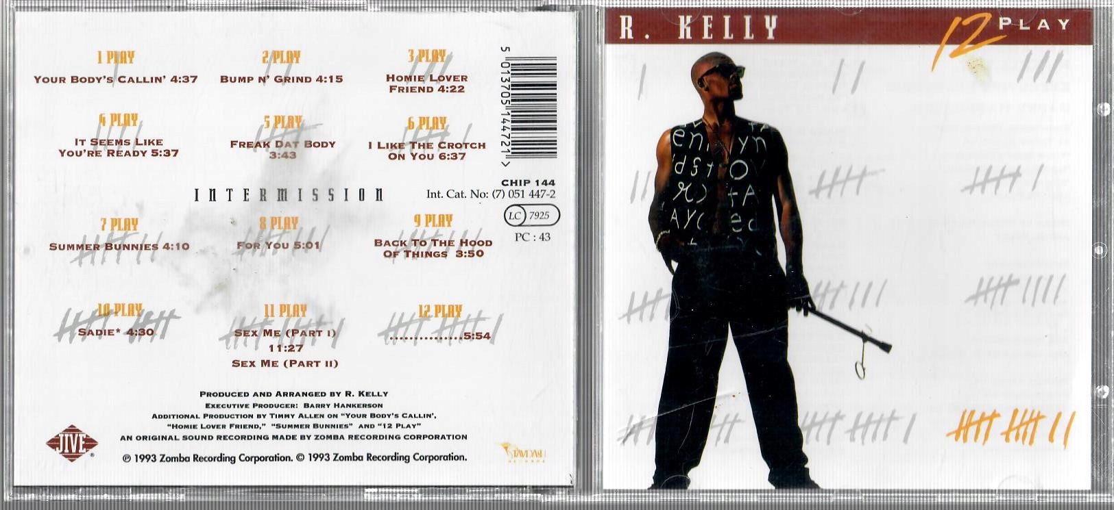 R Kelly 12 Play Album Cover USオリジナル盤 KELLY 12PLAY LP