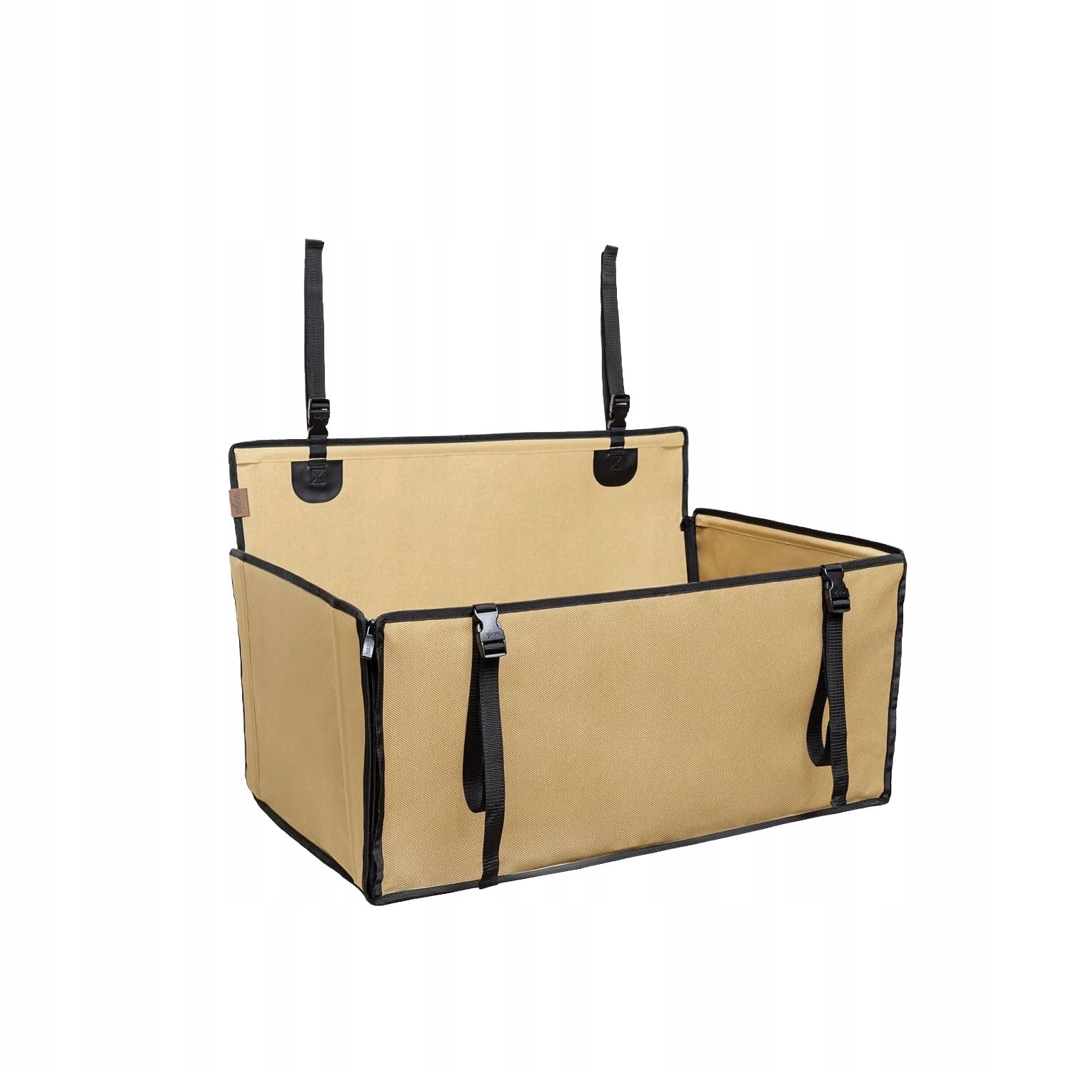 Levně Wuglo autosedačka pro psa béžová L voděodolná s pásem