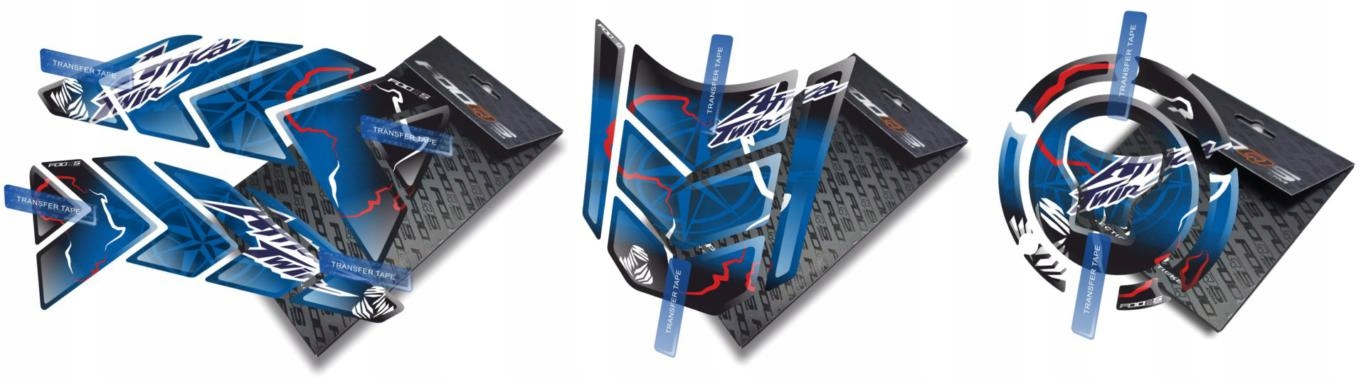 Tank-pad Cap-pad Grip Fooqs Pro Honda Africa Twin Modrý