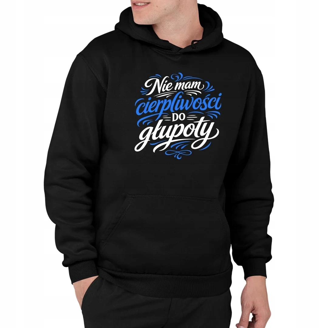 Nemám trpělivost s hloupostí Pánská Mikina Vtipný Dárek Pro Kolegu XL