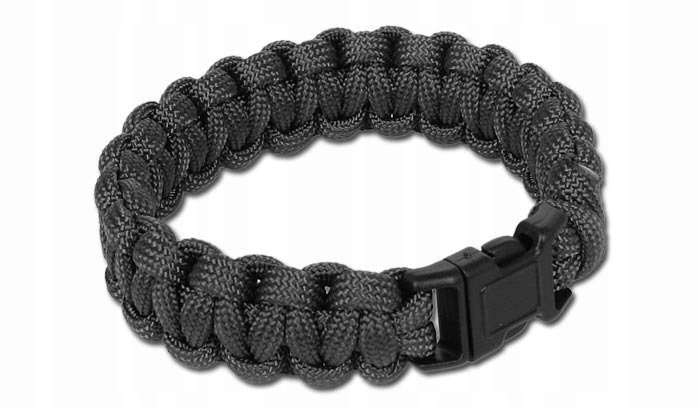 Mil-Tec Bransoletka surwiwalowa Czarny 16370102 L