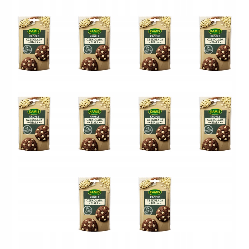Kamis Kapky z bílé čokolády 100 g X10