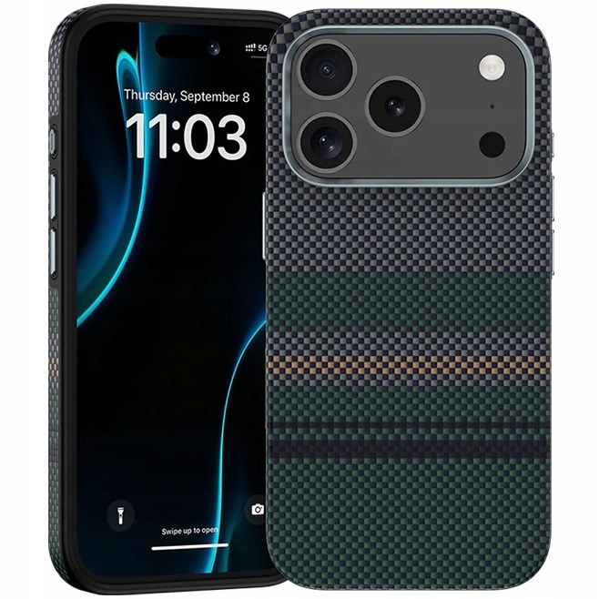 Pouzdro Benks Kevlar pro iPhone 17 Pro Max, Magnetic Armor Pro Aurora, MagSafe