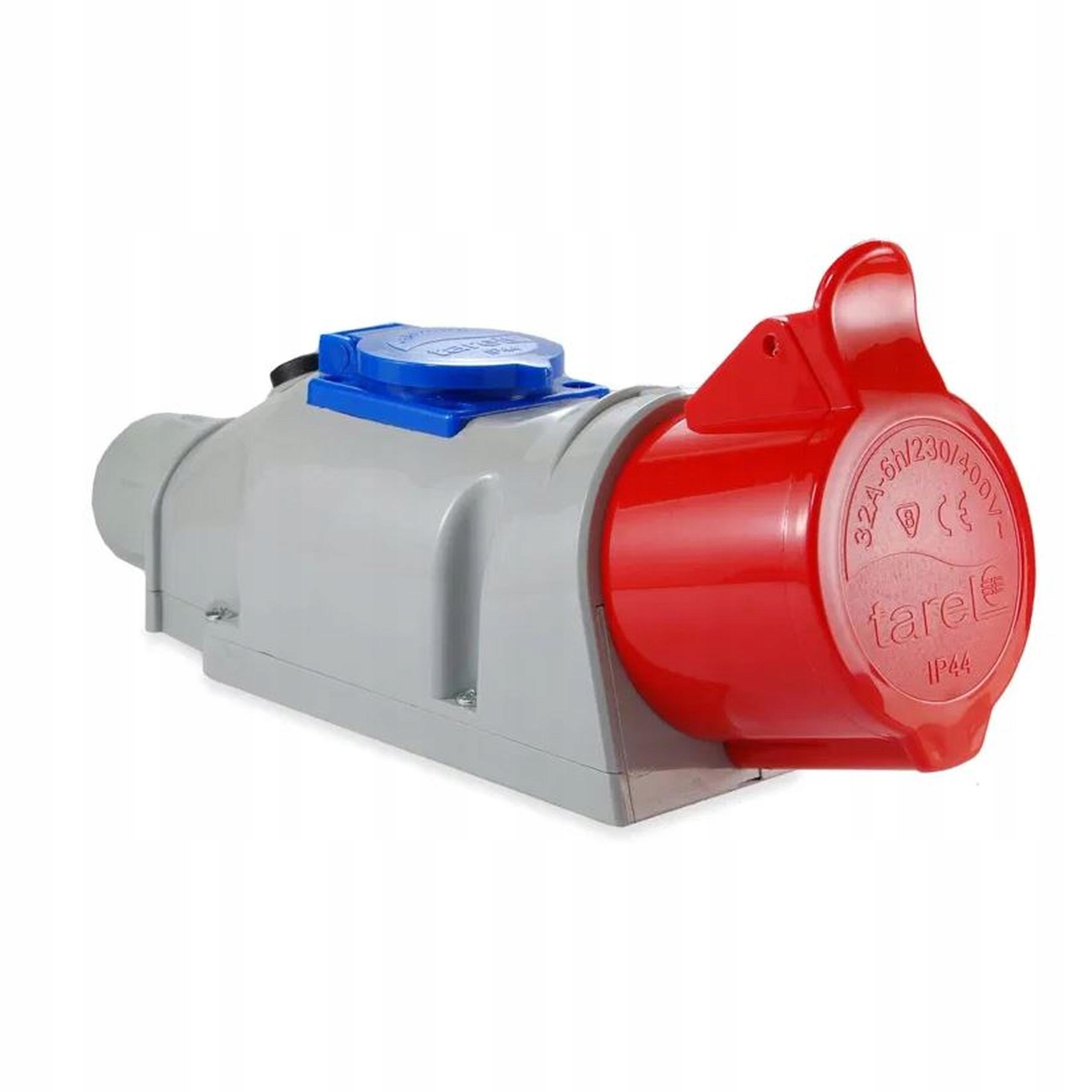 Stacionární sada s zásuvkami 32A/400V 3P+Z a 10A/230V 2P+Z Tarel