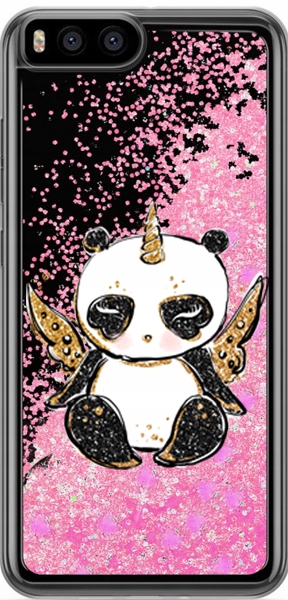 

Etui płynny brokat Panda Jednorożec do Xiaomi Mi 6