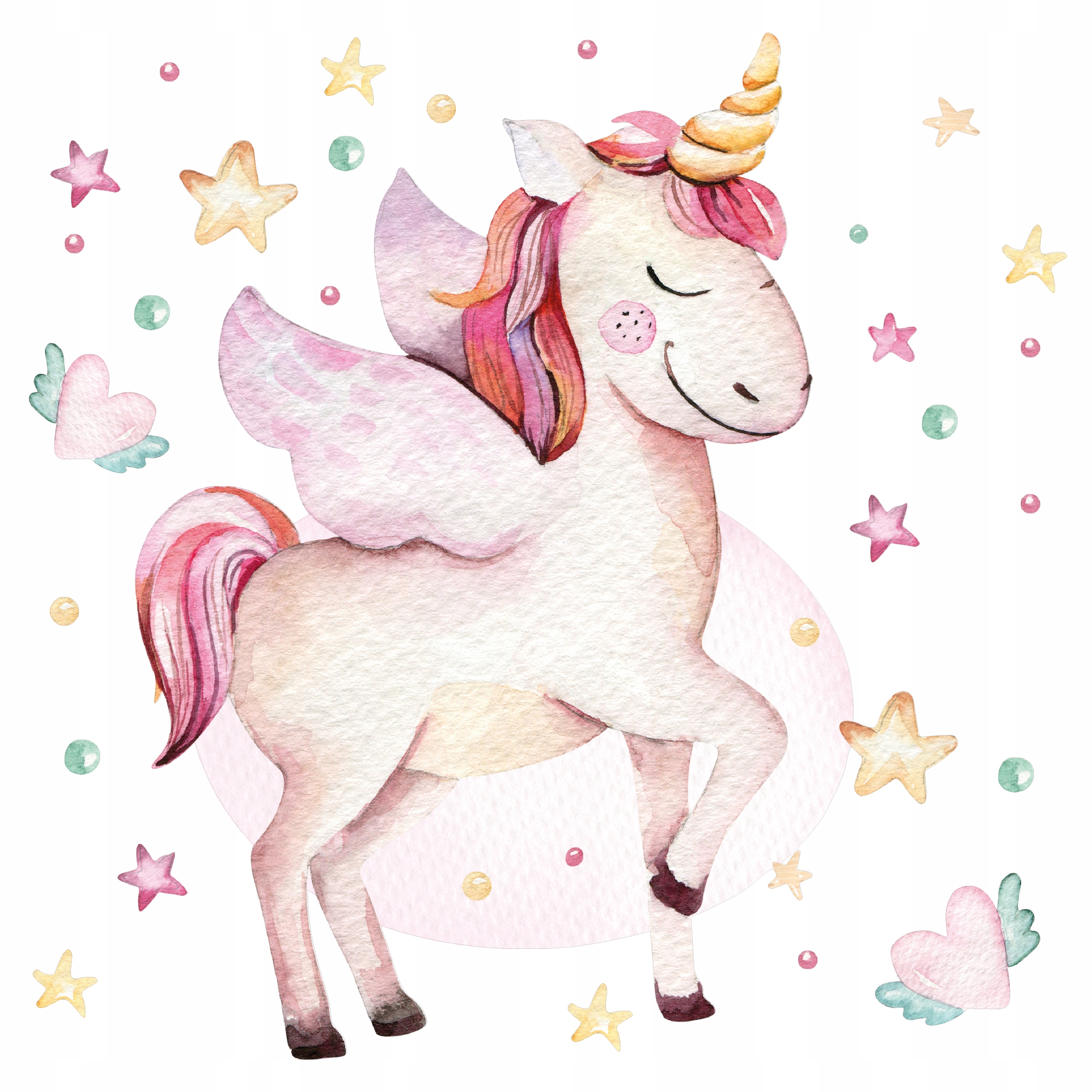 naklejki na ścianę JEDNOROŻEC UNICORN dekoracyjne