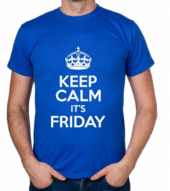 

koszulka Keep Calm It's Friday prezent