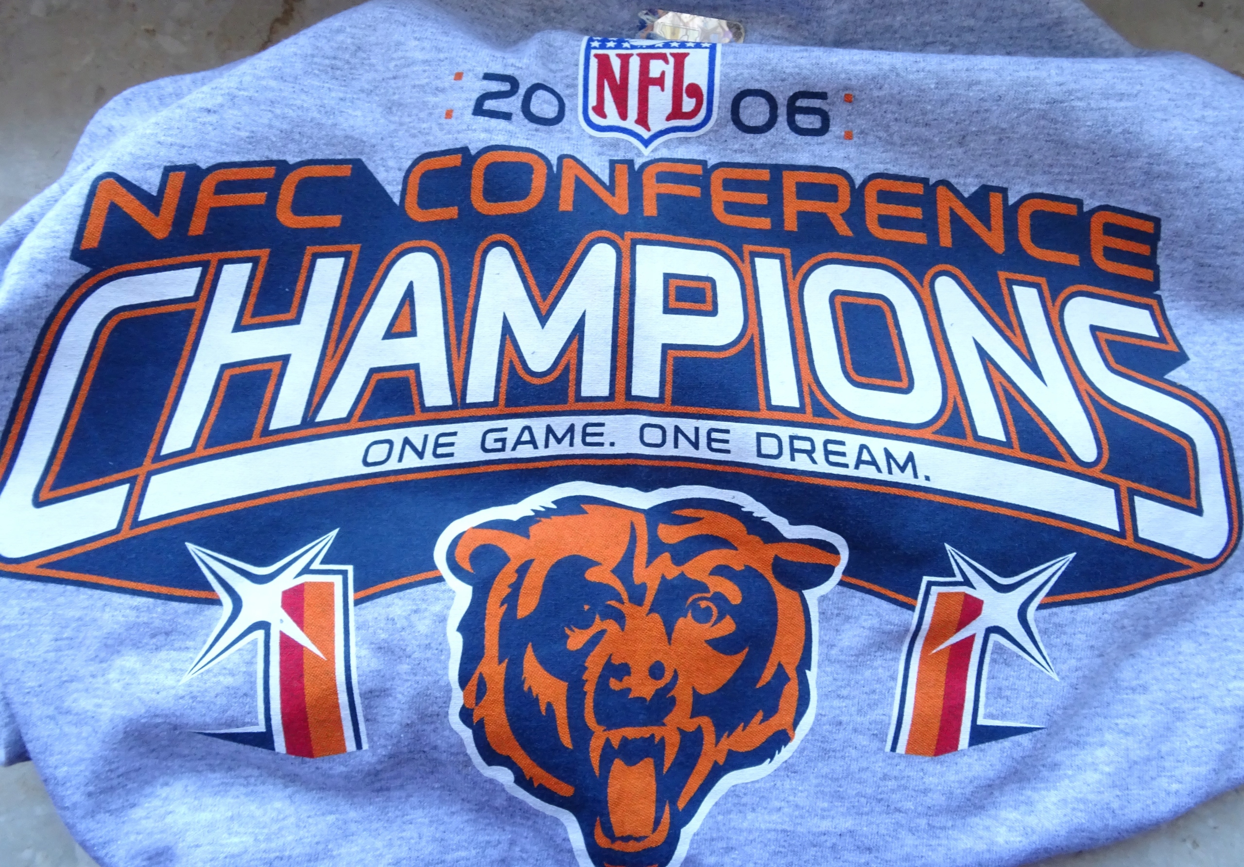 Koszulka NFL Chicago Bears NFC Conference Champions 2006 REEBOK Rozmiar M