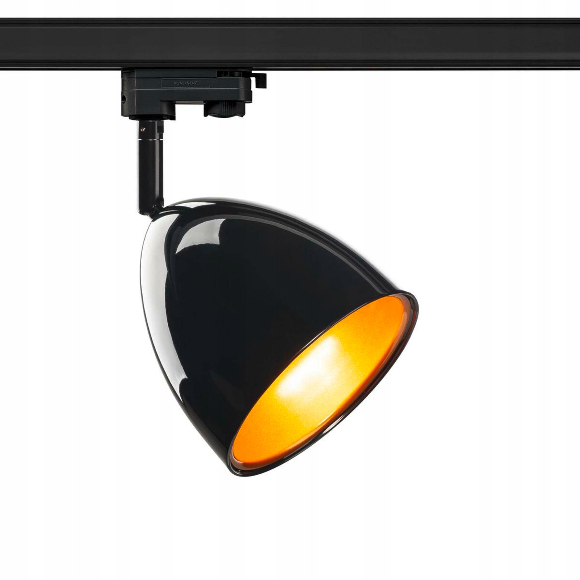 Bodové svietidlo Slv Para Cone 14 čierne/zlaté GU10 3fázové