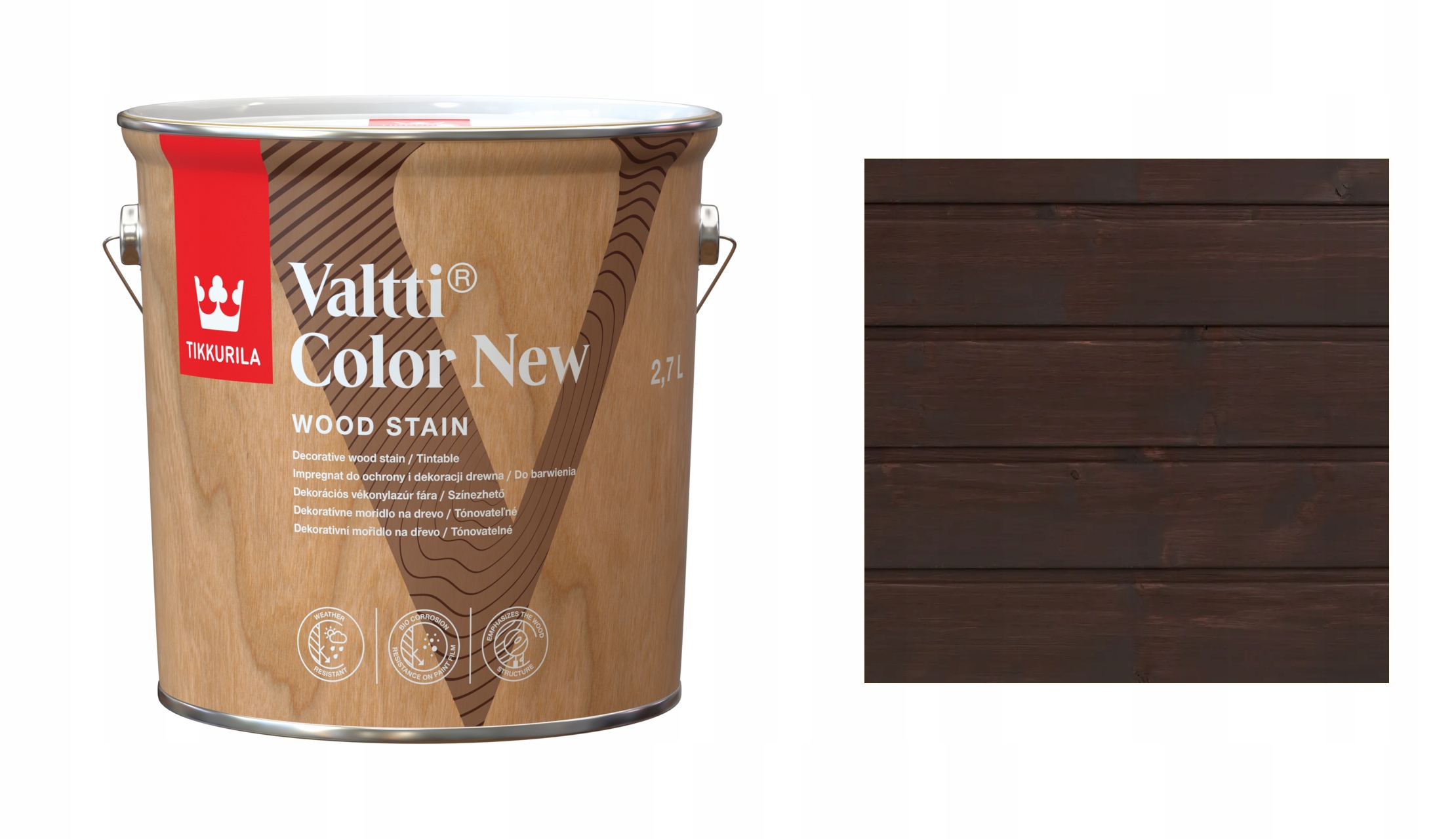 Tikkurila Valtti Color New 2,7L 240A Coral Bells Ochranný Impregnační Přípravek