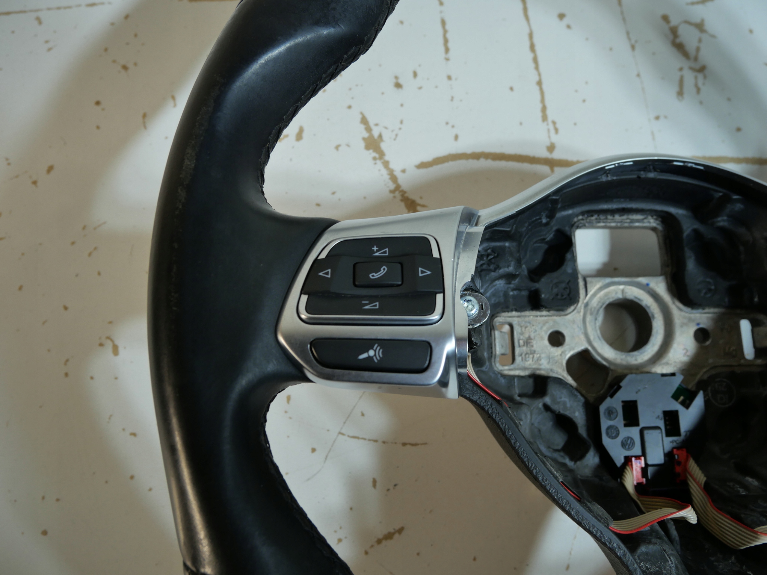 steering wheel, VW R LINE
