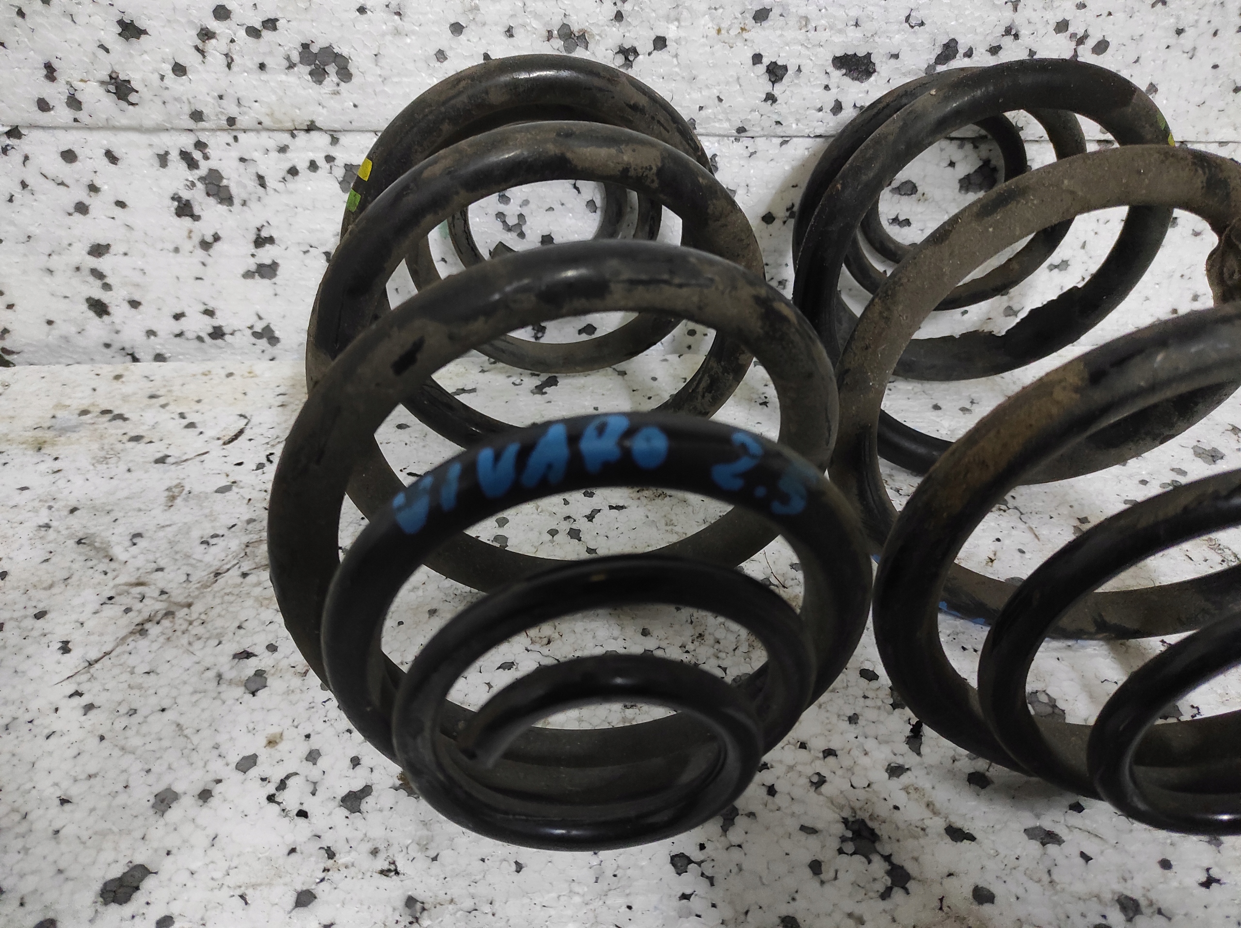 springs springing x2 Vivaro Primastar Traffic II rear part 2.5