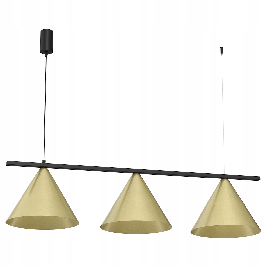 Závěsná lampa Capital Černá-zlatá 3XGX53