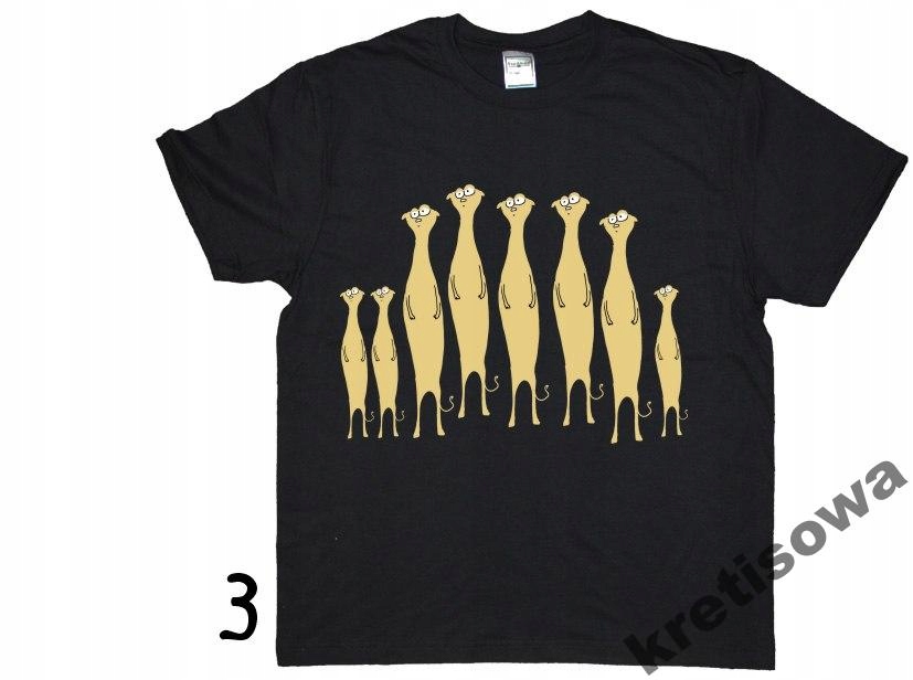 

Męska Koszulka Surykatka Surykatki Wzory s1c