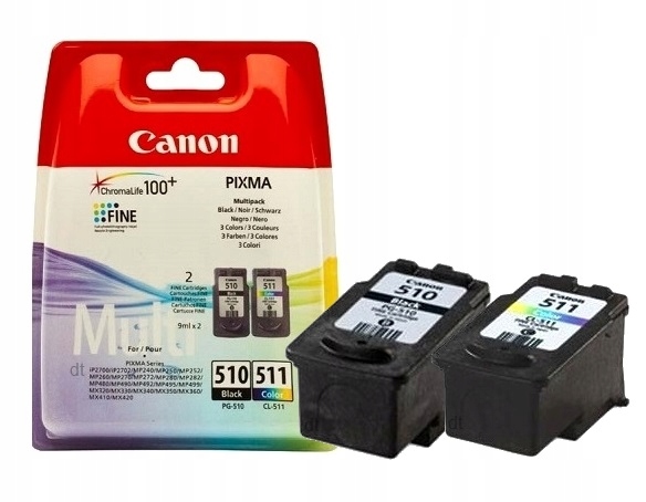 

Tusze Canon Pixma IP2700 MP260 MP495 MX350 MP250
