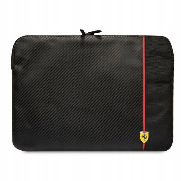 Pouzdro na notebook 14" Ferrari Carbon Smooth Černé