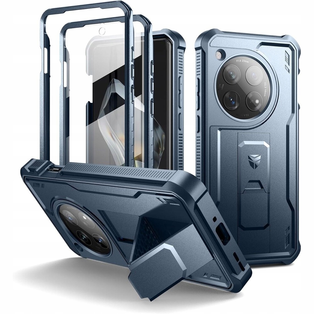 Ochranné Pouzdro Dexnor pro OnePlus 12, rámeček s fólií, 360° ochrana displeje