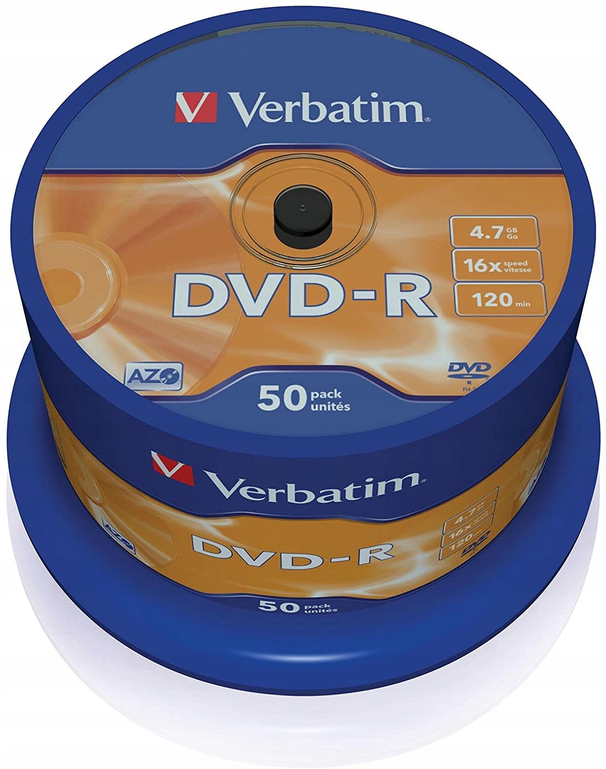 43548 Verbatim 43548 Verbatim Dvd-r cake box Verbatim 43548-Zdjęcie-0
