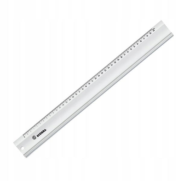 Przymiar introligatorski, liniał 60 cm, linijka pasująca do gardy Ecobra