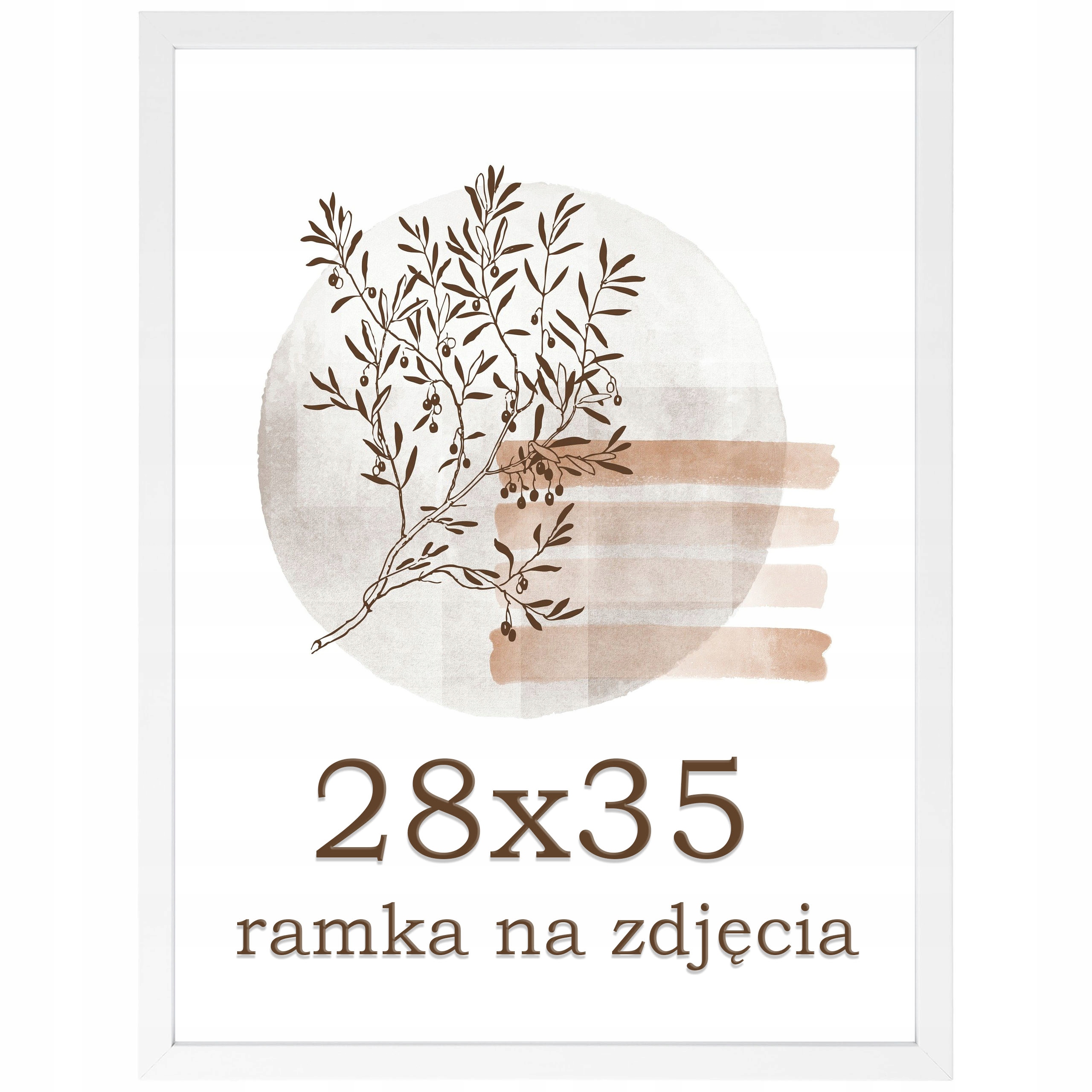 

Ramka na zdjęcia 28x35 ramki na ścianę biała rama