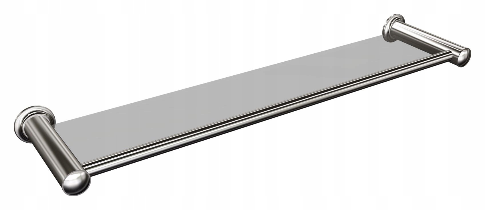 

Półka łazienkowa szklana pod lustro wisząca 60 cm