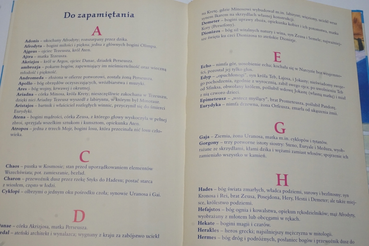 MITY GRECKIE ANITA REJCH Okładka twarda