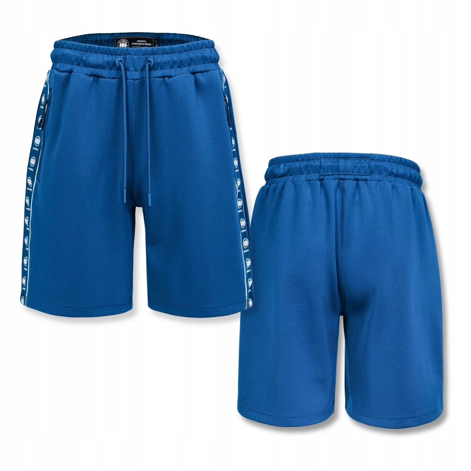 Pánské teplákové šortky Pitbull Oldschool Powers s kapsami na zip, velikost M