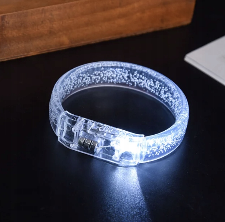 ŚWIECĄCA MIGAJĄCA OPASKA LED na ramię rękę BIEGANIE STYL Impreza