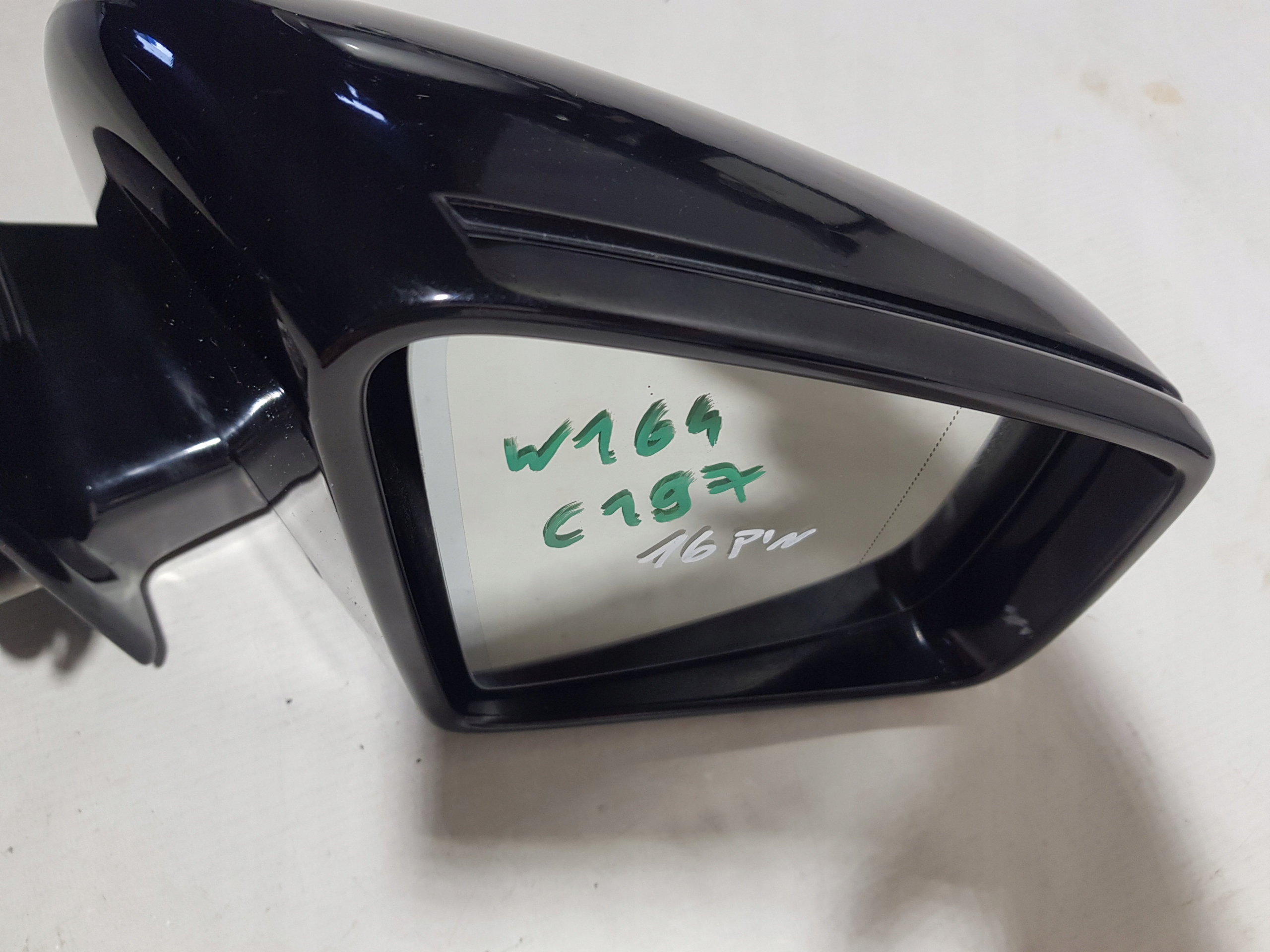mirror right MERCEDES ML W164 LIFT 16 PIN C197 197