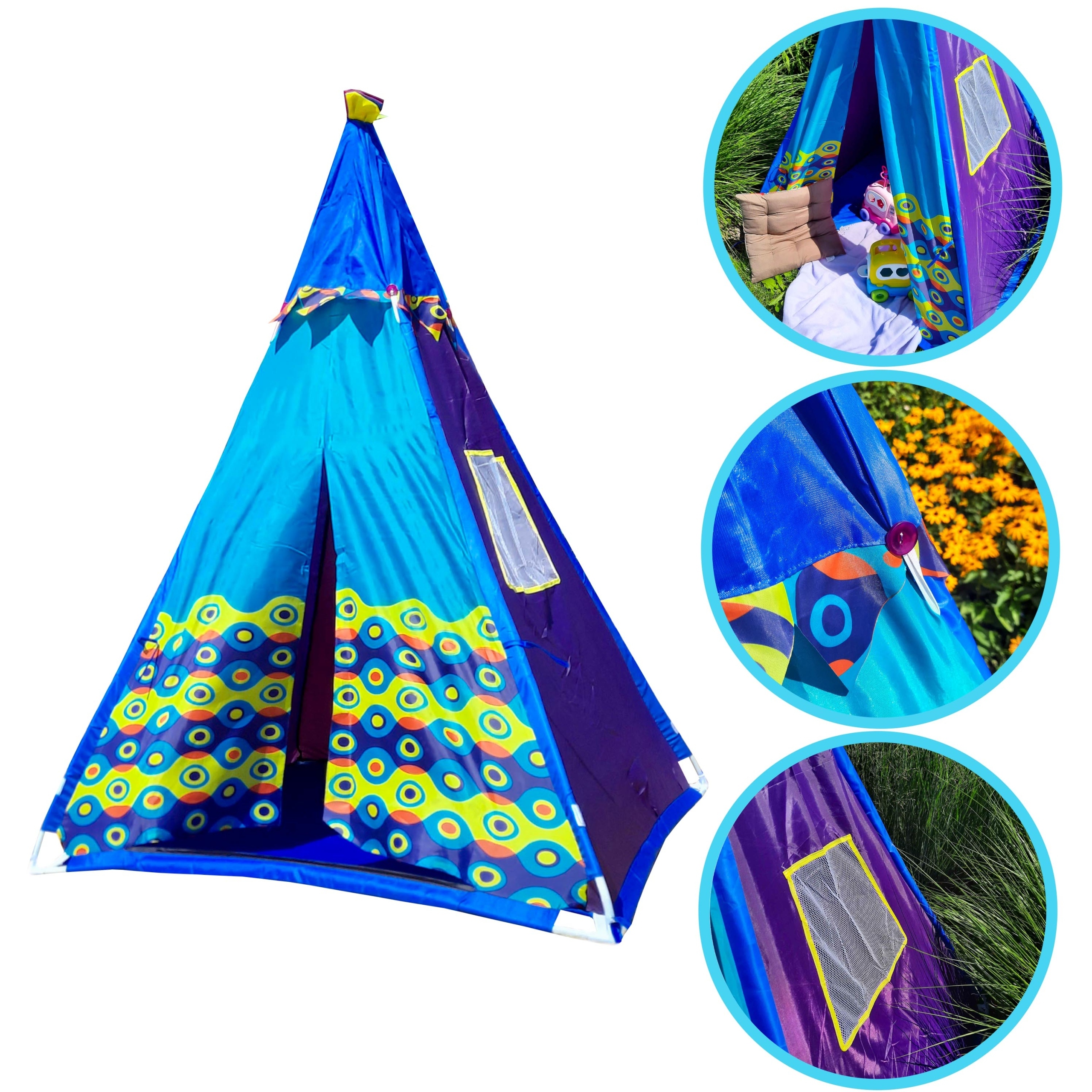

Namiot Tipi Dla Dzieci Wigwam Teepee Domu Ogrodu