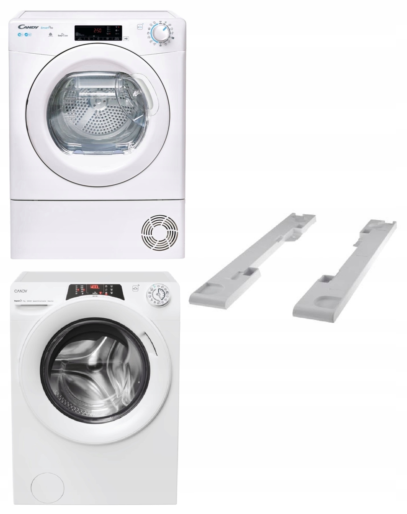 Zestaw Agd Candy Pralka 9kg Suszarka 10kg Łącznik