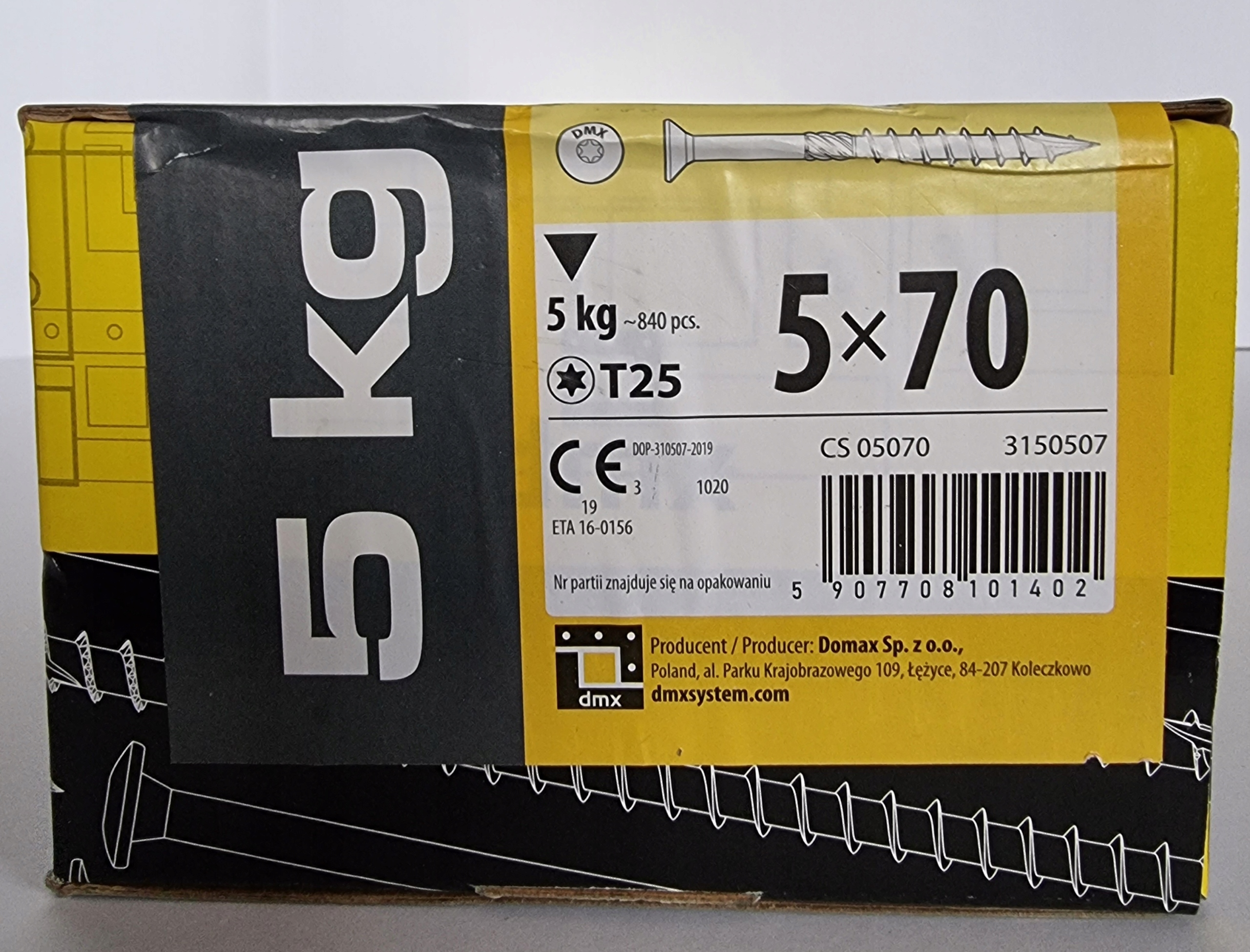 Tesařské Vruty Do Dřeva 5x70 Kuželové 5kg!!!