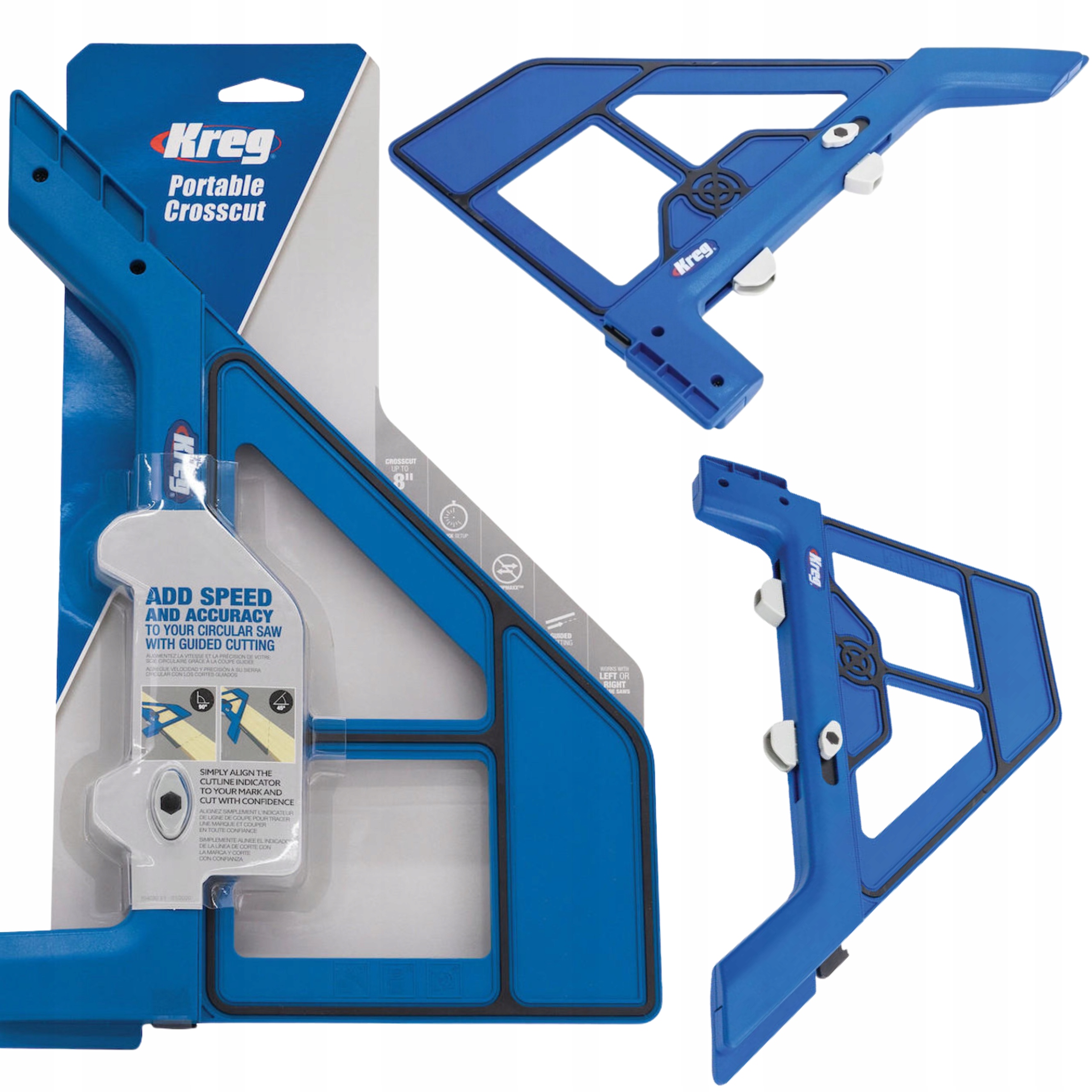 Kreg Prowadnica do cięć poprzecznych pilarką pilarka tarczowa Szablon