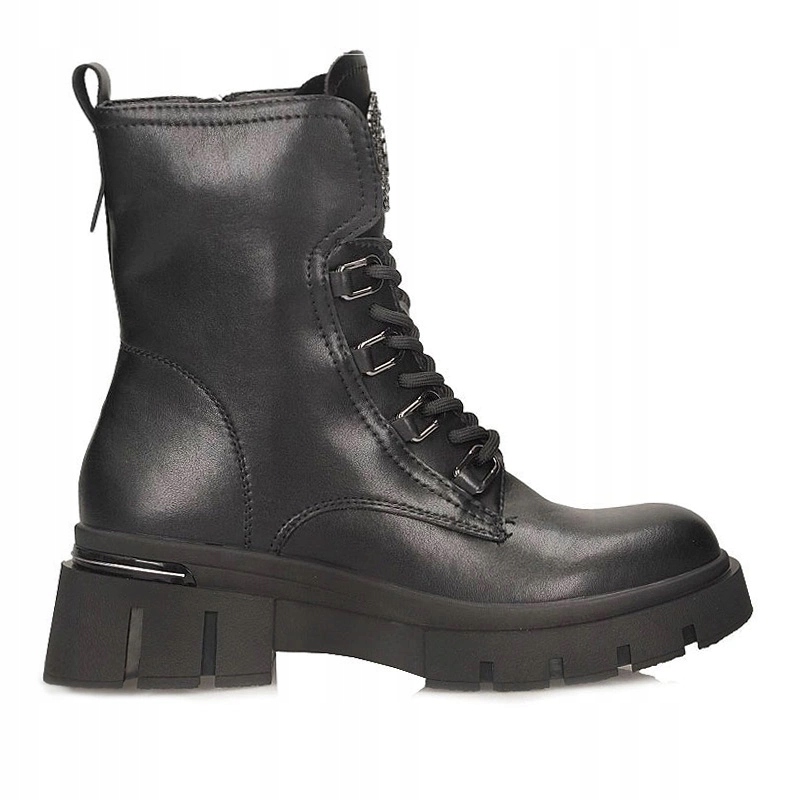 Stylové dámské kotníkové boty Chelsea na platformě Filippo DBT6521/25 Bk