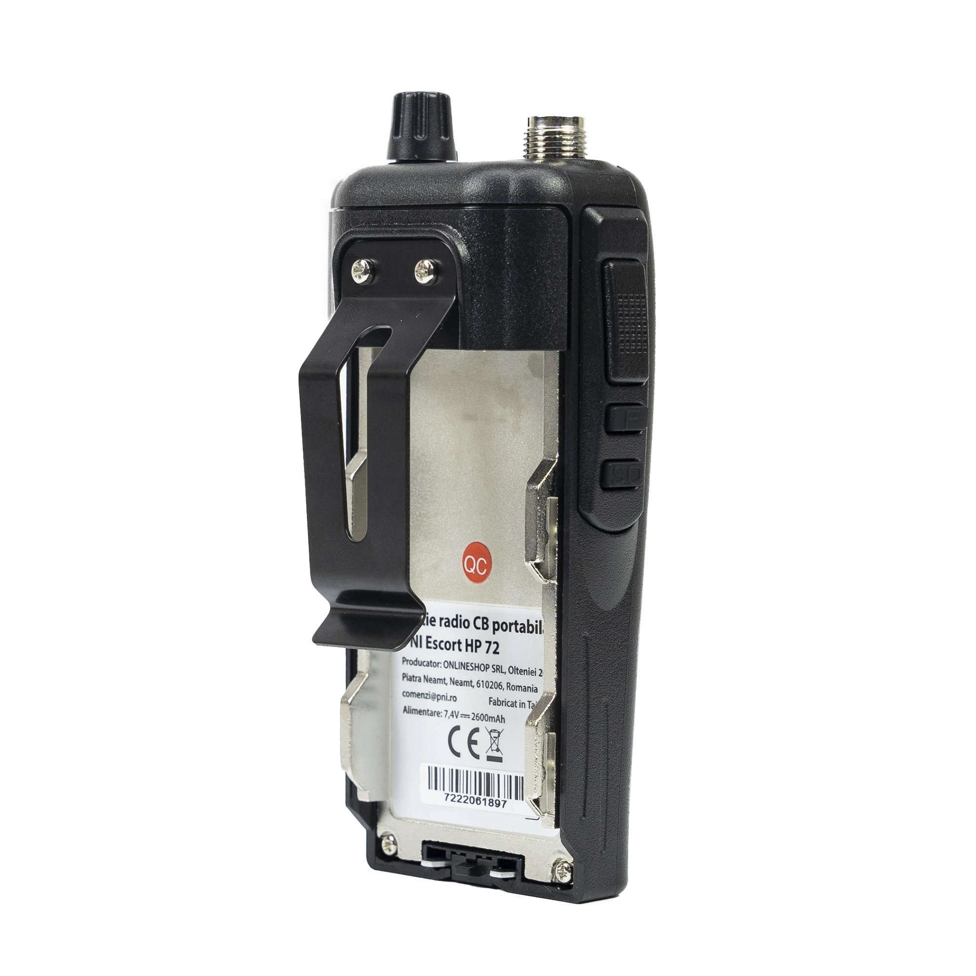 Prenosná Cb rádiostanica Pni Escort Hp 72 4W, Am-fm, Asq, Dual Watch, Scan,