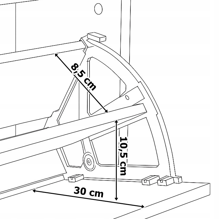 SZAFKA NA BUTY OBUWIE WĄSKA BIAŁA DĄB SONOMA Z REGAŁEM PÓŁKI DO PRZEDPOKOJU Marka bez marki