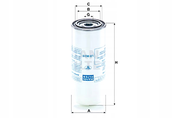 FILTR ODPOWIETRZENIA SKRZYNI KORBOWEJ MANN-FILTER