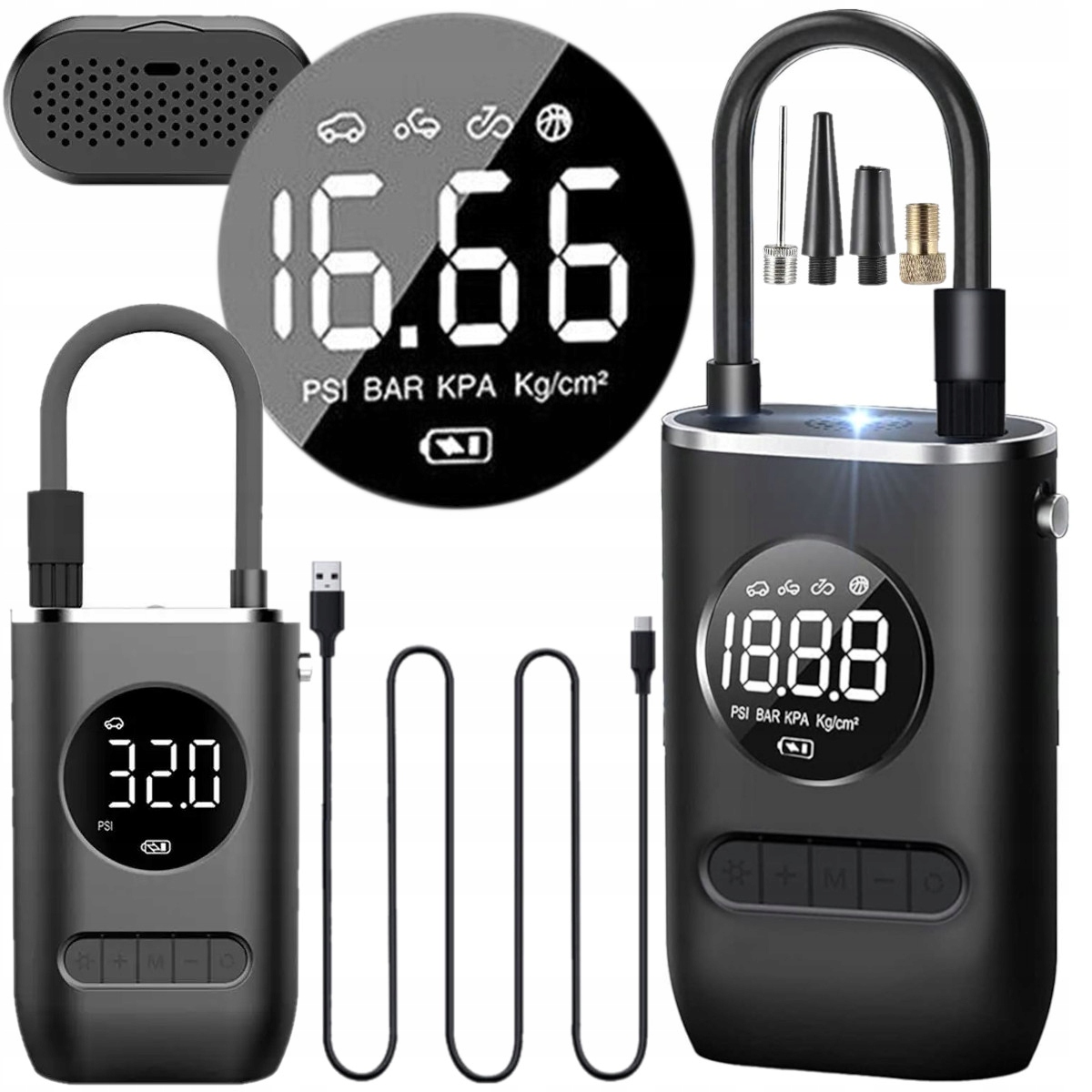 Elektrická pumpa Bezdrátový kompresor pro jízdní kolo Auta Matrace Bazénu