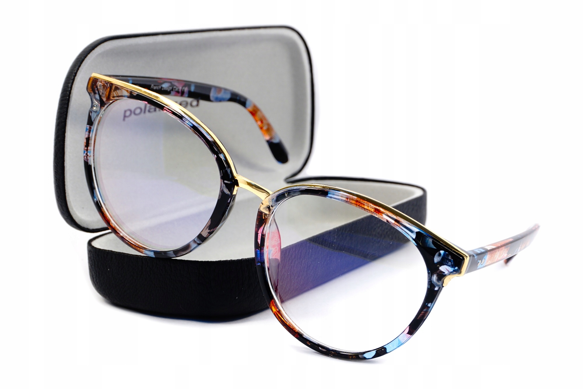 OKULARY ZERÓWKI DO KOMPUTERA ANTYREFLEKSYJNE ETUI