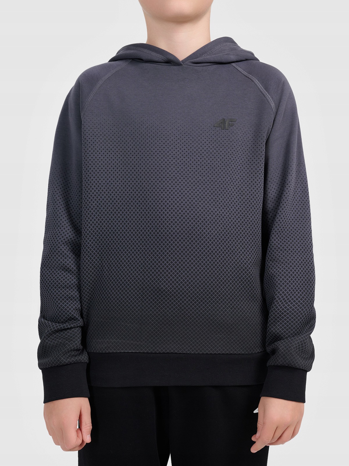 Bluza Chłopięca 4F Junior Sportowa Nierozpinana Szara AW26 164