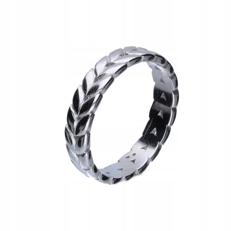 Ženský stříbrný prstýnek 925 Kłos elegantní design jemný pro ni r12