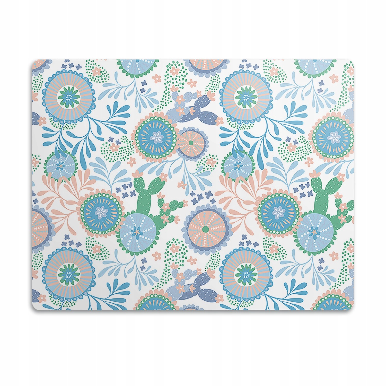 Levně Podložka pod misky pro psa Barevné vzory 60x40cm