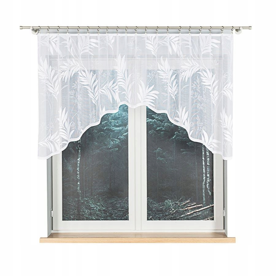 

Firanka gotowa żakardowa Kaja biały 250x100 cm