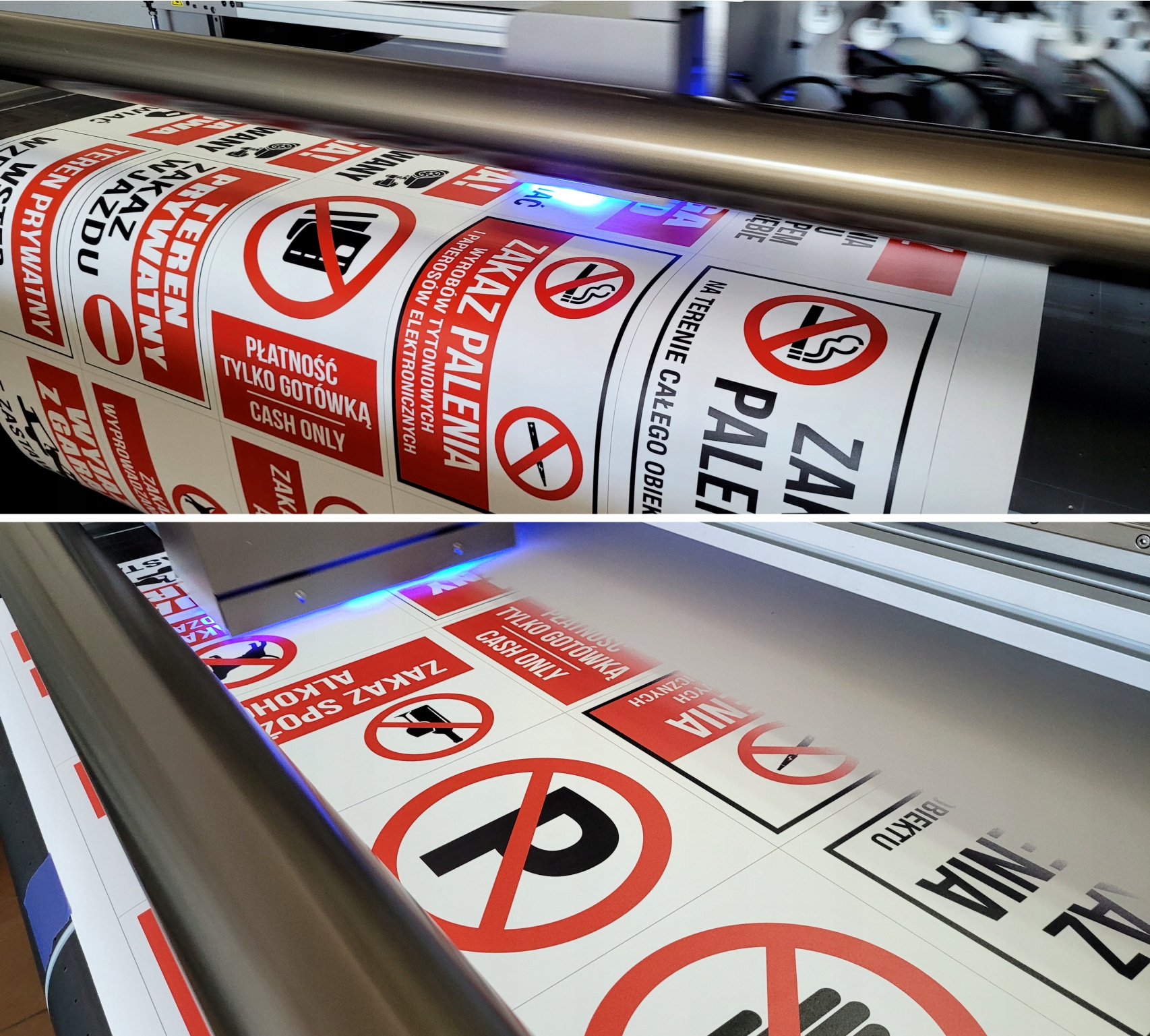 NAKLEJKA OBIEKT MONITOROWANY KAMERA 30X10CM Marka Multeo