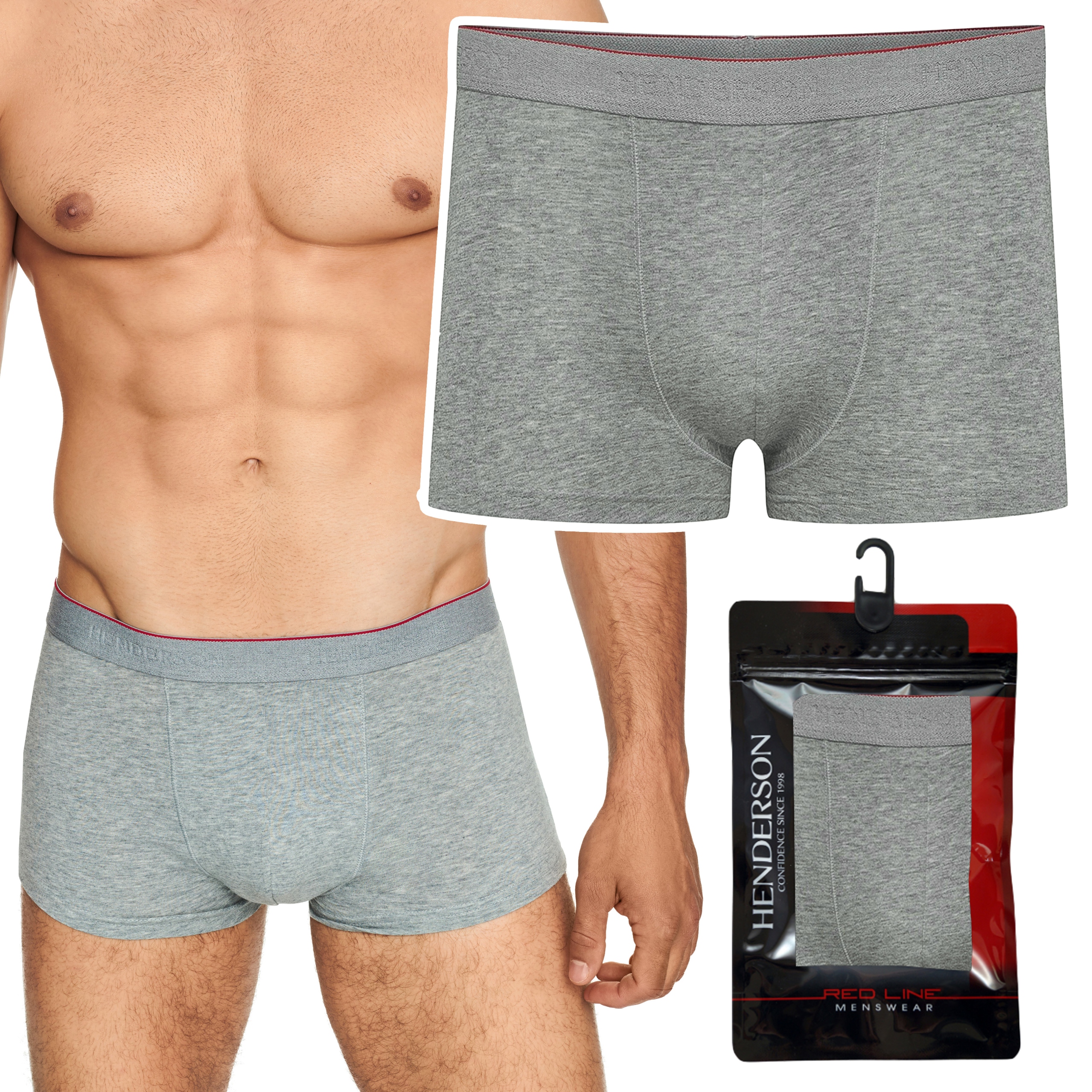 

Bokserki Męskie Henderson Red-line Bawełniane XXL