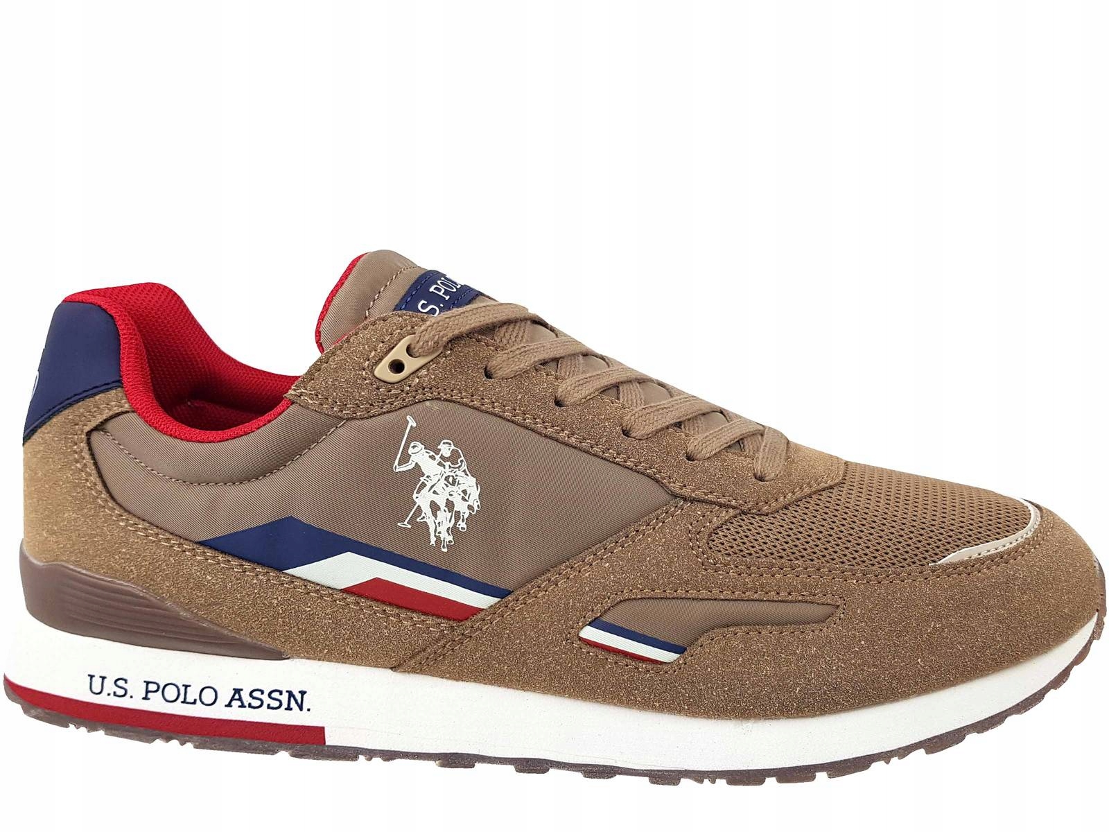 U.s. Polo Assn. Sneakers Buty Męskie Brązowe New