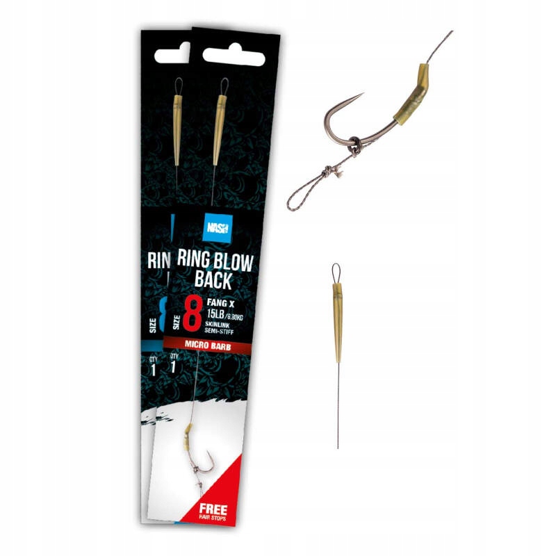 Nash Ring Blow Back Rig Size 2 gotowy przypon