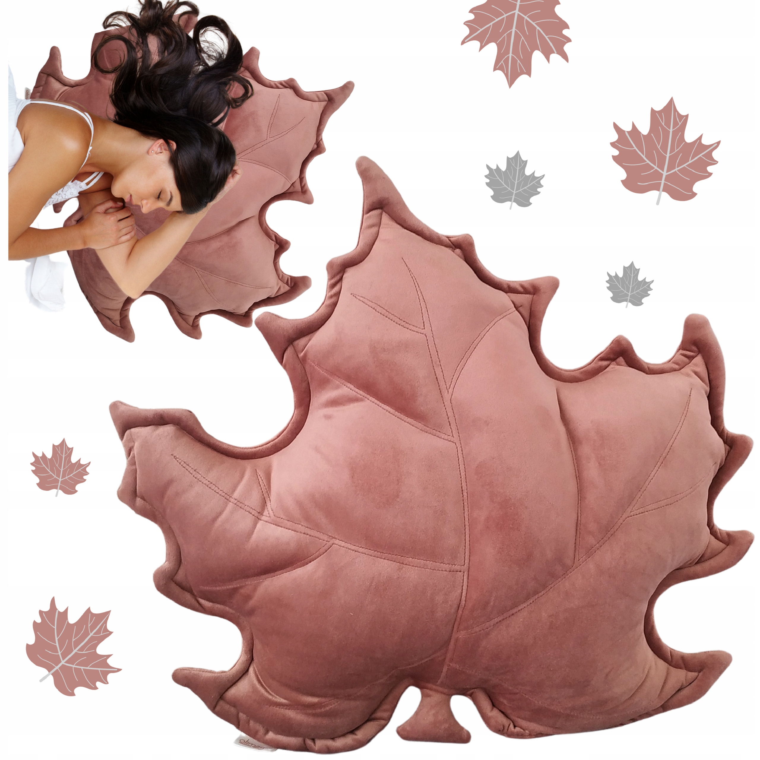 Polštář list růží glamour Polštáře do obývacího pokoje Nápad na dárek pro ni