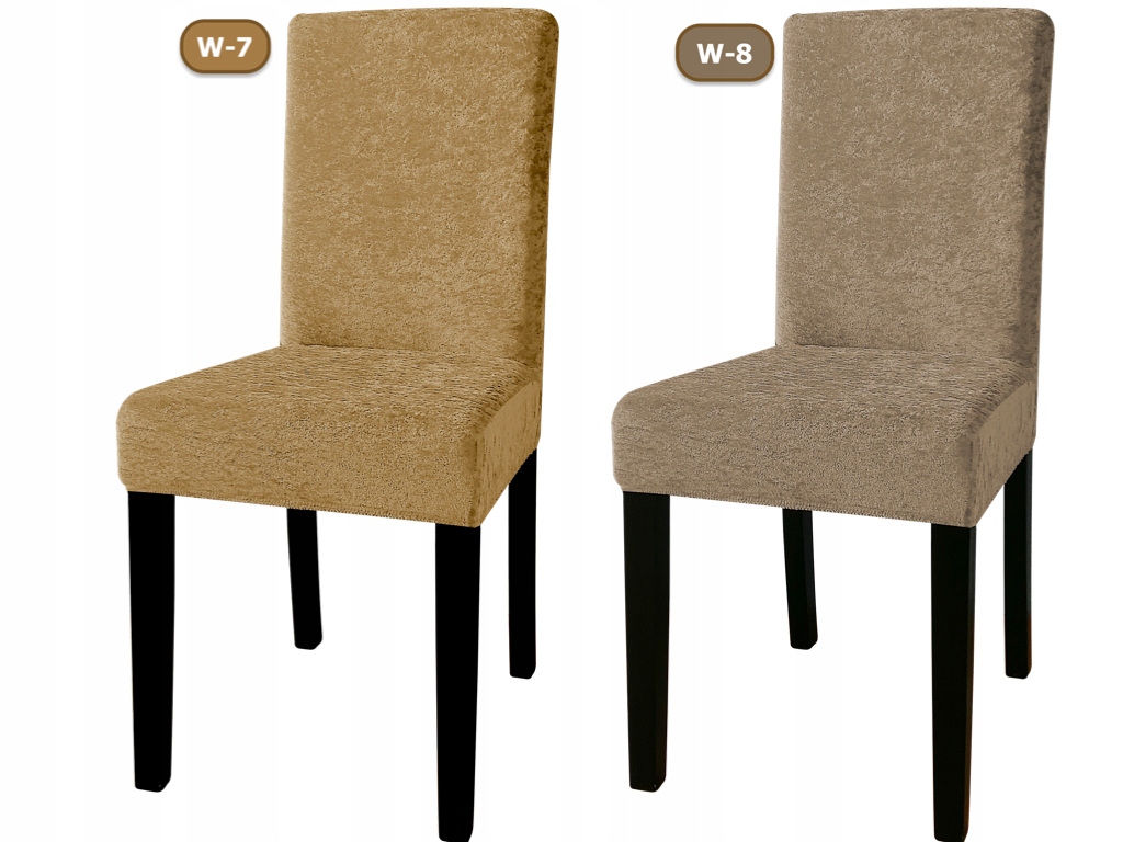 POKROWIEC NA KRZESŁO WELUR ELASTYCZNY AKSAMITNY Kolor szary