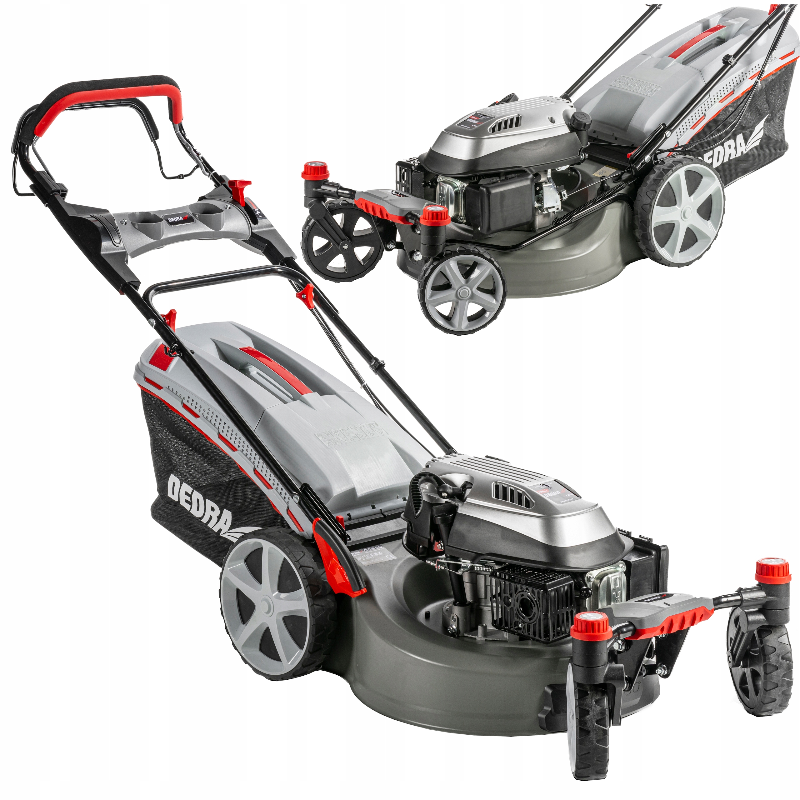 Kosiarka Spalinowa z Napędem 196 cm³ 4,2kW Mielenie 51cm Skrętne Koła Dedra